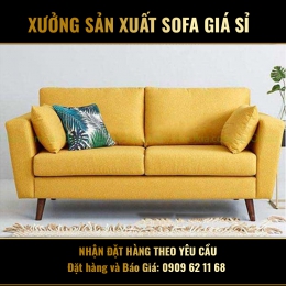 Sản xuất ghế sofa nỉ